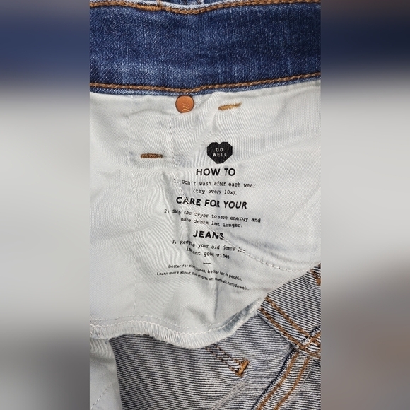 Madwell Petite 10" High-Rise Roadtripper Authentic‎ Jeans in Vinton Wash Size 26 - Picture 10 of 11